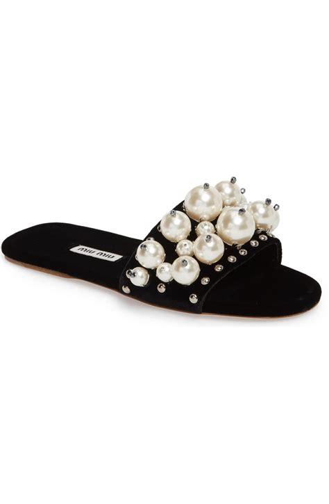 miu miu pearl sandals replica